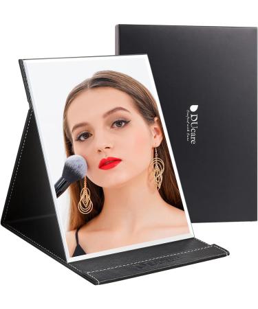 DUcare Travel Folding Makeup Mirror - Portable Slim Pocket Mirror with Stand - Ideal for On-the-Go Beauty - Buy Online on SooperMarket.com