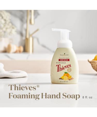Thieves Foaming Hand Soap 3-Pack (8 oz) by Young Living - Natural Antibacterial Formula - Buy Online on SooperMarket.com