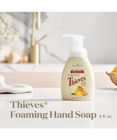Thieves Foaming Hand Soap 8 fl oz - Young Living Essential Oils - Fresh & Clean - Pack of 1 - Buy Online on SooperMarket.com