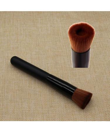 1PC Concave Makeup Brush Liquid Brushes Brush Large Face Brush Liquid Cream Blending Tool Cosmetic Applicator For Full Coverage(Black) - Buy Online on SooperMarket.com