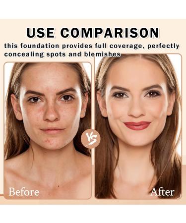 Airbrush Makeup Foundation for Mature Skin | Long Lasting Full Coverage Silky Spray | Brighten 01 Natural - Shop Now - Buy Online on SooperMarket.com