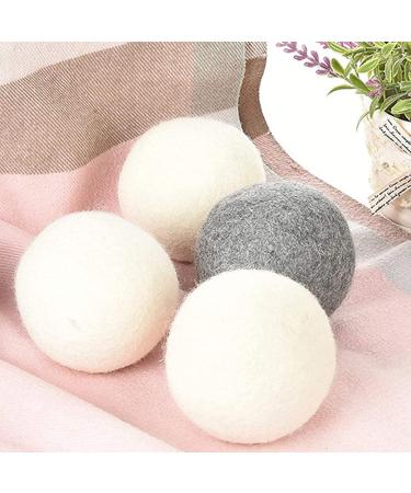 Fabric Softener Balls Wool Drying Balls Bag Packed Pack of 6 Reducing Static Electricity for Clothes (7 cm) - Buy Online on SooperMarket.com