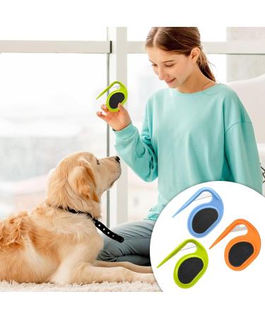 GMXJGZ 3PCS Pet Knot Opener Grooming Knife - Cat Knot Comb Hair Removal Tool & Massage Brush | Blue Green Orange - Buy Online on SooperMarket.com