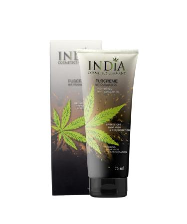 Regenerating Foot Cream with Hemp Seed Oil - Premium 75ml for Dry & Cracked Feet | India Cosmetics Germany - Buy Online on SooperMarket.com
