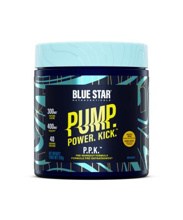 Blue Star Nutraceuticals P.P.K. Pre Workout Supplement - Energy Booster Nitric Oxide NO2 Booster Muscle Pumps & Hydration Support - Works After 1 Serving - 40 Servings (Pineapple Mango)