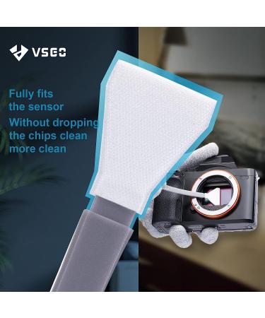 VSGO VS-S02-E APS-C Sensor Cleaning Kit - 10 Swabs & Cleaner Solution for Nikon Canon DSLR - Buy Online on SooperMarket.com