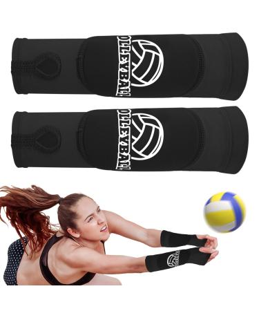 1 pair of volleyball arms for women volleyball arm sleeves-forearm protection accessories for volleyball training sports under-sleeves wrist support with protective pad and thumb hole