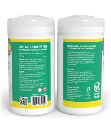 Wipex Alcohol Wipes for Electronics - 70% Isopropyl Tech Wipes for Computers & iPhones | Lint-Free Screen Cleaning - 80 Count (Pack of 6 - Buy Online on SooperMarket.com