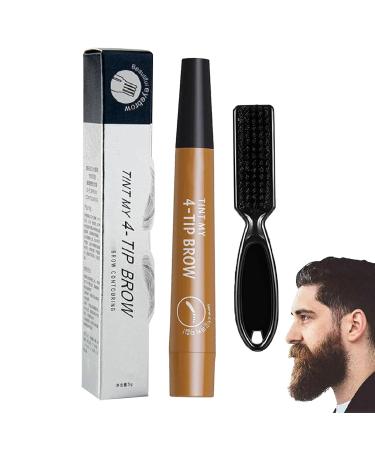 Buy Bart Waterproof Beard Pencil for Men | Long-Lasting Hair Filler & Natural Finish - Light Brown - Buy Online on SooperMarket.com