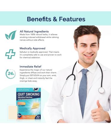 Step 1 21mg Quit Smoking Patches - 30pcs | 24-Hour Transdermal Patch for Easy & Effective Help to Quit - Buy Online on SooperMarket.com