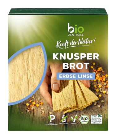 Biozentral Knusperbrot Erbse - Vegan & Gluten-Free Crispy Bread | 7x100g | Healthy Snack Alternative - Buy Online on SooperMarket.com