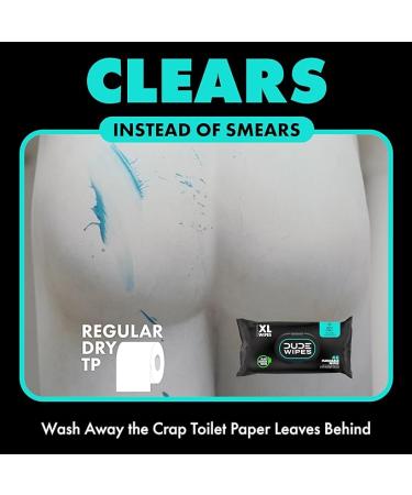 Dude Flushable Wet Wipes 3-Pack - Mint Chill - 144 Count - Vitamin-E  Aloe  Eucalyptus & Tea Tree Oils - Septic Safe - Buy Online on SooperMarket.com