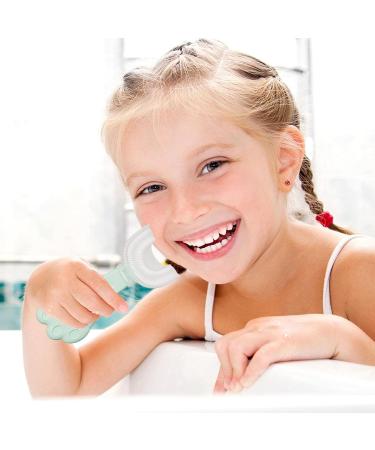 All Rounded U Shape Toothbrush | Manual U Shaped Toothbrush - Cute Cartoon Whitening Toothbrush Teeth Cleaning Design for Kids Ages 2-6 Ssxx Green 1 count (Pack of 1) - Buy Online on SooperMarket.com
