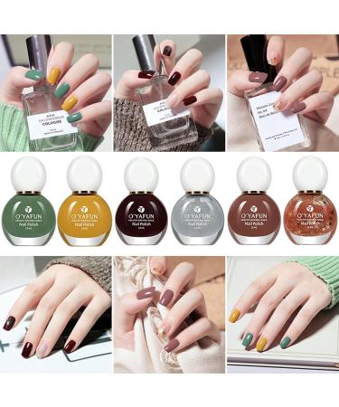 Peel off Nail Polish Nude Nail Vanish 12ml Fast Dry Nail Polish Pastel Nude Breathable Natural Water Based Nail Polish Nail Art at Home - Buy Online on SooperMarket.com