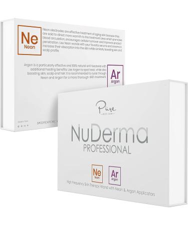 NuDerma Professional Skin Therapy Wand - Portable High Frequency Machine with 6 Wands for Clear, Firm, and Tight Skin - Buy Online on SooperMarket.com