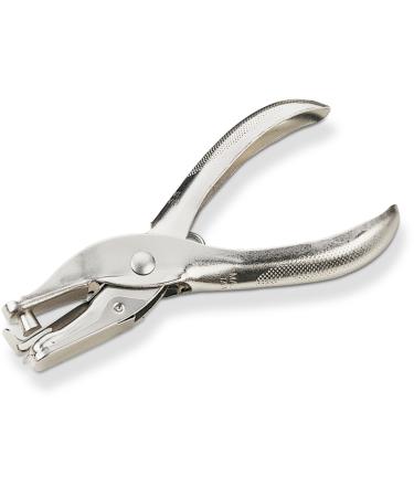 Officemate 1- Hole Punch  5 Sheet Capacity  Silver (90091)
