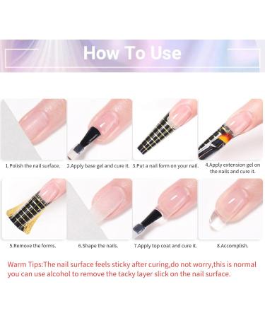 Builder Gel for Nails Red Thermal Extension Nail Gel UV/LED Nail Base Solid Building Gel for Nail Extension & Modeling Strengthening Nail Art Decoration - Buy Online on SooperMarket.com