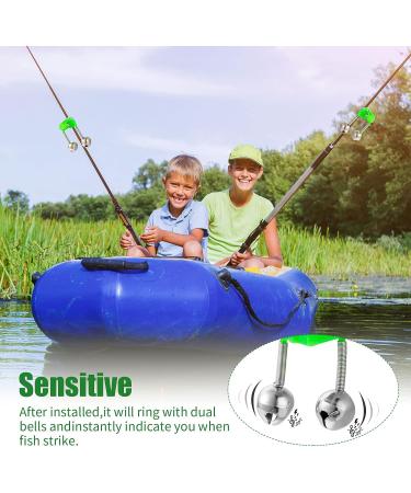 Honoson 200 Pcs Plastic Fishing Bells - Clip on Rod Alarm for Fish Bite Indicators - Buy Online on SooperMarket.com