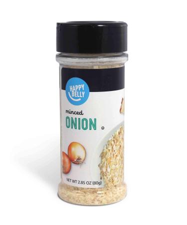 Amazon Brand - Happy Belly Minced Onion, 2.85 Ounces