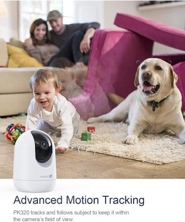 Indoor Security Camera 2K  Pet Camera with Phone App  WiFi Cameras for Home Security Camera for Dog/ Baby Monitor/Elder Pan Tilt  2.4G  24/7  2-Way Talk  Human Detection  Motion Tracking  SD&Cloud 1 Count (Pack of 1) - Buy Online on SooperMarket.com