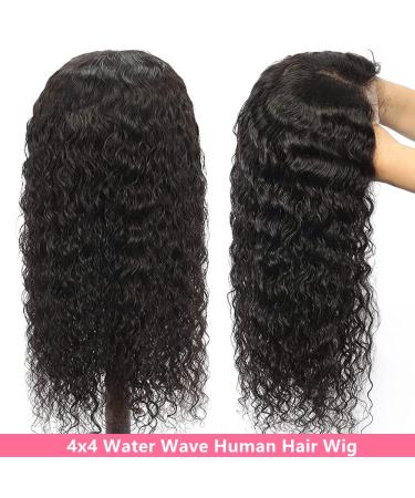 26 Transparent Lace Front Water Wave Wig - Brazilian Virgin Hair, Glueless Curly Wigs - Buy Online on SooperMarket.com