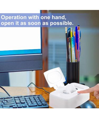 Funmo 2PCS Wet Wipes Dispenser Box - Keep Wipes Fresh at Home, Office, Car - White - Buy Online on SooperMarket.com