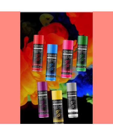Lorenti Hair Color Spray | Temp Perfect Tone | Anti-Fade Colour Protection | Silver 150 ml - Buy Online on SooperMarket.com