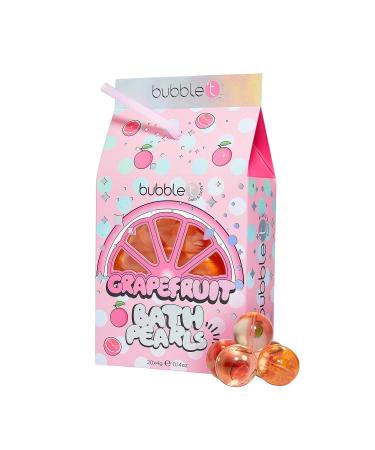 Bubble T Cosmetics Grapefruit Scented Bath Pearls No SLS or Parabens 20 x 4g
