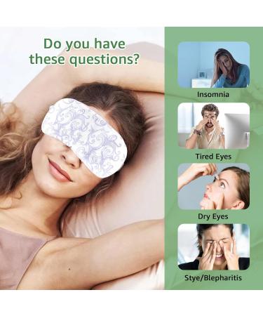 MEECI 16-Pack Steam Eye Mask for Sleeping and Dry Eyes - Disposable Warm Compress Masks for Dark Circles and Puffiness Relief - Soothing Eye Care Pads - Unscented - Buy Online on SooperMarket.com