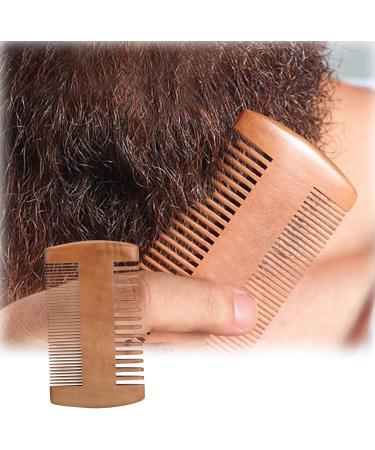 Men's Sandalwood Beard Comb - Anti-Static Moustache & Labour Comb - Buy Online on SooperMarket.com