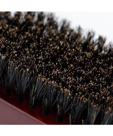 Shop Men's Wooden Beard Brush - Boar Bristle Mustache & Hair Styling Comb for Grooming | International Shipping Available - Buy Online on SooperMarket.com