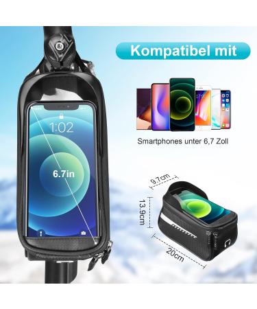 Cool Bike Frame Bag - Ideal Father's Day Gift Birthday Surprise for Men Perfect Bicycle Accessory for Cyclists & Teens Great Easter & Christmas Gift - Buy Online on SooperMarket.com