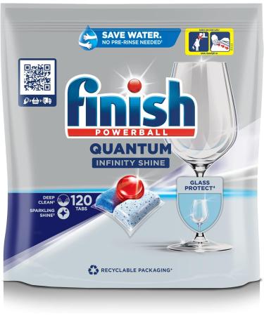 Finish Quantum Infinity Shine Dishwasher Tablets REGULAR 120 Tablets - Buy Online on SooperMarket.com
