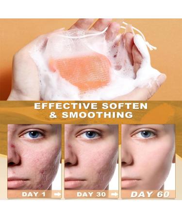 Turmeric Soap Turmeric Brightening Soap Vitamin C Soap Piece Remove Dark Stains Deep Cleansing for Face and Body - Buy Online on SooperMarket.com