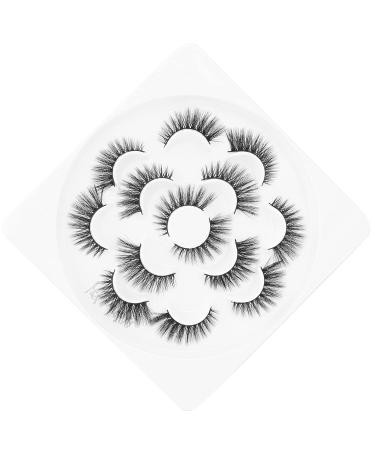 7 Pairs Reusable Thick Curly False Eyelashes Set - Enhance Your Look | International Shipping Available - Buy Online on SooperMarket.com