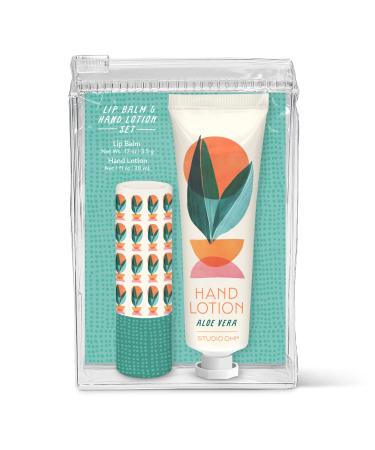 Studio Oh! Lip Balm & Hand Lotion Set - Travel-Size Toiletries 2-Piece Gift Set - Moisturizing Portable - Southwest Desert by Kristian Gallagher