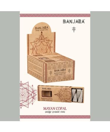Banjara Mayan Copal Pyramid Cones 3 x packs of 10 Cones