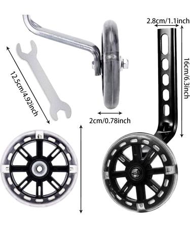 Buy Sunshine Smile 2-Piece Universal Support Wheels for Children's Bikes - Durable Black Iron Training Wheels for Kids - Buy Online on SooperMarket.com