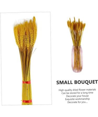 OUNONA 100PCS Decorative Wheat Ear Floral Arrangement Wheat Ear gift decorate bouquet natural Desktop Wheat Ear household rural wedding ears of wheat flower arrangement props - Buy Online on SooperMarket.com