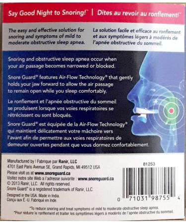Snore Guard Anti-Snoring Device - Buy Online on SooperMarket.com