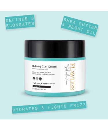 Flawless by Gabrielle Union - Defining Curl Hair Cream for Curly & Coily Hair | 8 OZ - Shop Internationally - Buy Online on SooperMarket.com