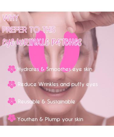 CCbeauty Reusable Under Eye Patches & Eye Cream Applicator Set | 100% Silicone Gel Pads for Hydration | Reduce Fine Lines Wrinkles & Dark Circles | Includes Storage Tin | Mango Scent - Buy Online on SooperMarket.com