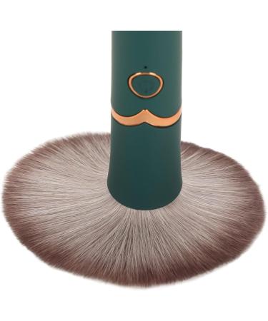 Buy Electric Makeup Brush - Waterproof USB Rechargeable Soft with 10 Vibration Levels - Green | International Shipping Available - Buy Online on SooperMarket.com