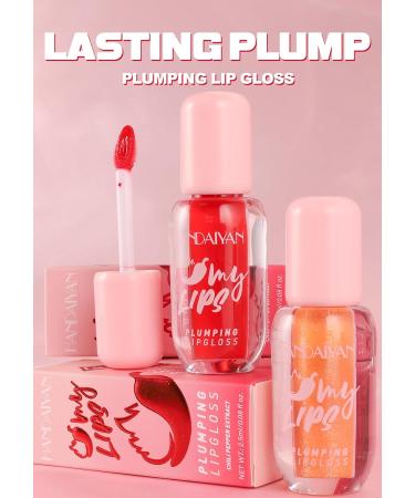 Intense Heat Plumping Lip Gloss with Chili Extract | Juicy & Full Lips | 30% Plumper Look | Glossy Shine | Mirror Finish  - Buy Online on SooperMarket.com