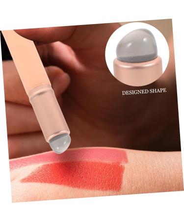 2pcs Silicone Lip Brush Applicator Set - Perfect for Lipstick Lip Balm & Eyeshadow - Makeup Tools for Flawless Application - Buy Online on SooperMarket.com