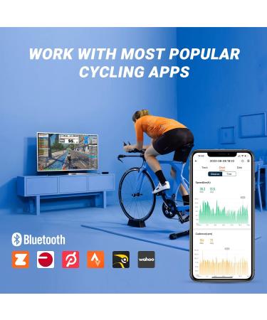 MOOFIT CS9 Speed & Cadence Sensor - Bluetooth & ANT+ Wireless Bicycle Sensor IP67 Waterproof Compatible with Wahoo Zwift Peloton Coosporides Rouvy - Black (1 Pack) - Buy Online on SooperMarket.com