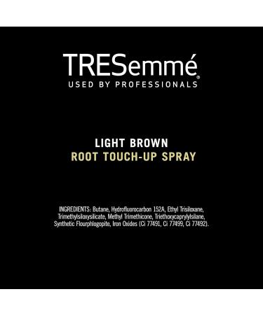 TRESemm Root Touch-Up Light Brown Hair Temporary Hair Color Ammonia-free Peroxide-free Root Cover Up Spray 2.5 oz (Pack of 2) Light Brown 2.5 Ounce (Pack of 2) - Buy Online on SooperMarket.com