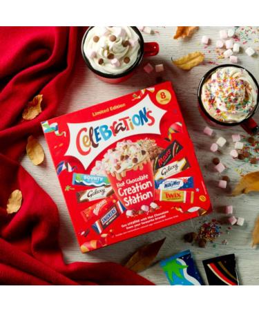 Hot Chocolate Gift Set - Galaxy & Maltesers Hot Chocolate Gift Set - Celebrations Christmas Hot Chocolate Sachets Gift for Couples Kids Men Women - Buy Online on SooperMarket.com
