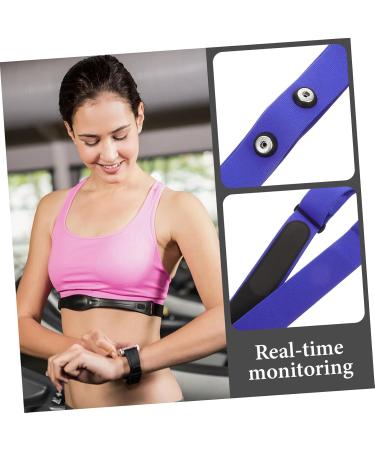 SUPVOX Adjustable Pulse Knife Belt & Heart Frequency Monitor Strap - Comfortable Elastic Chest Strap for Surveillance Devices - Blue 17.00x3.00x0.10cm - Buy Online on SooperMarket.com