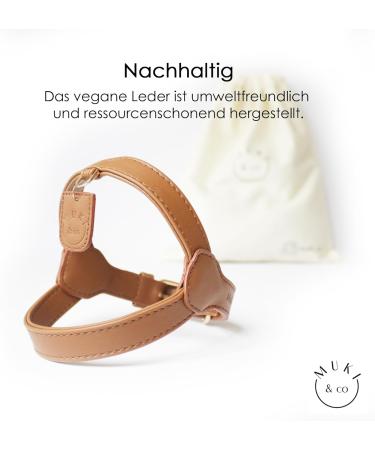 Muki & Co Adjustable Double Dog Dishes - Safe & Comfortable for XS Small & Medium Dogs - Brown (Size XS: 33-37 cm) - Buy Online on SooperMarket.com